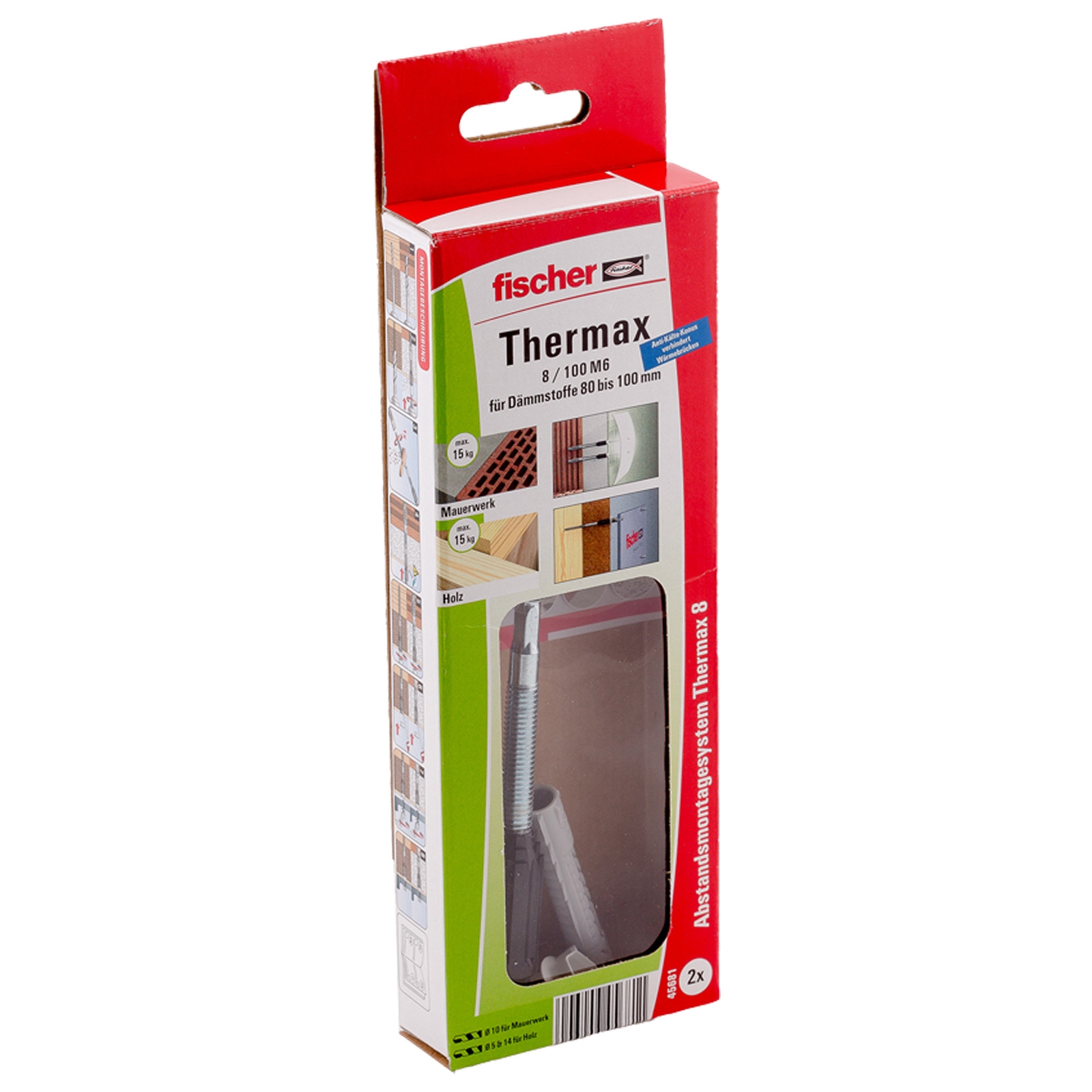 Fischer Système de montage par entretoise Thermax 8/100 M6 B - 45681
