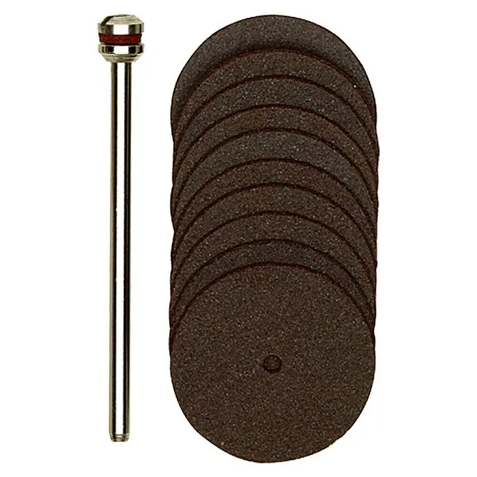 PROXXON Disques de coupe, 22 mm, 10 pièces + 1 support — lot de 10 pièces