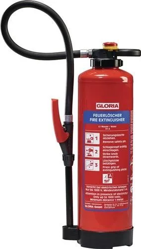 Extincteur à eau Gloria WKL 9 PRO 9 L avec support mural