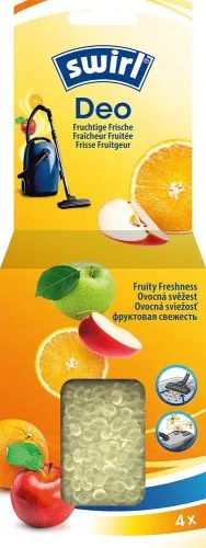 Swirl Désodorisant pour aspirateur Perles Fruité-Fraîcheur (VE4)