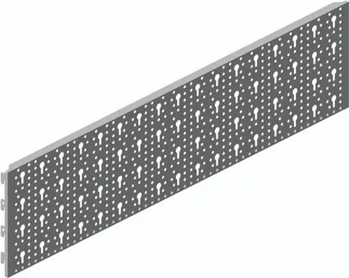 Alfer Element System Plaque perforée acier STA aluminium blanc L.800mm l.200mm