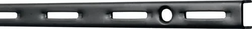 Alfer Element System Rail mural L.500mm noir mat STA perforation à une rangée