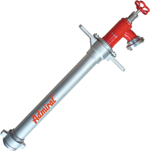 Admiral Hydrantenstandrohr STORZ Alu. DN 80 1xC-Abgang, 1 vanne - 1090AV-80-C