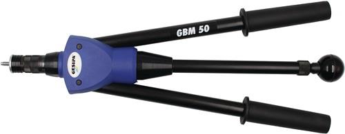 Pince à sertir manuelle pour écrous rivetés Gesipa GBM 50 longueur 485 mm