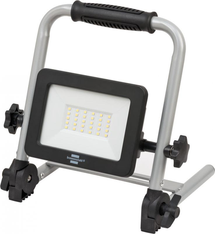 brennenstuhl projecteur LED sur batterie argenté