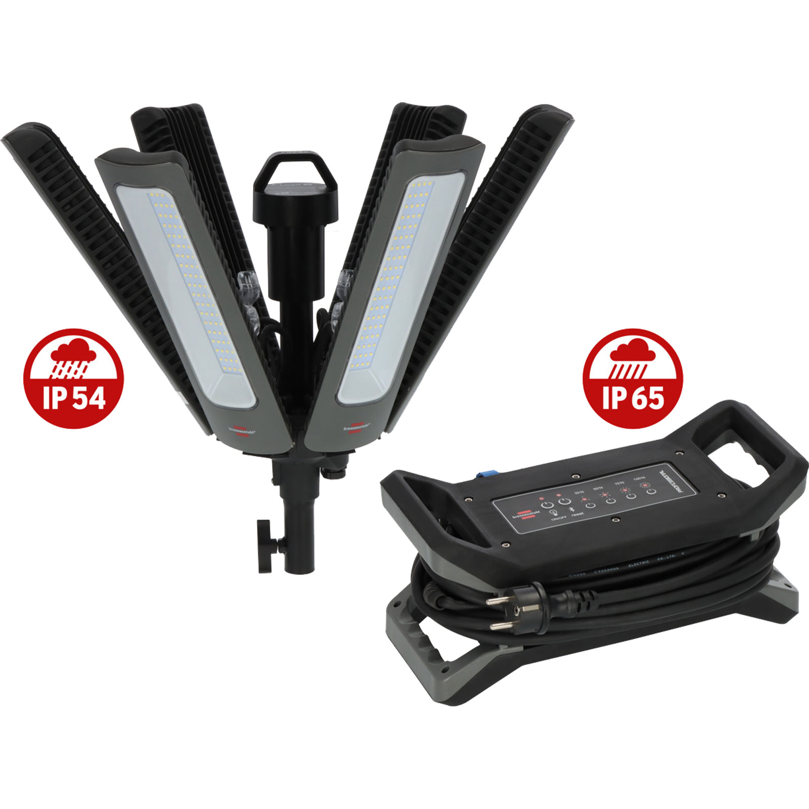 Projecteur LED professionnel 360° Brennenstuhl R42050 BT 300 W - 9171410180