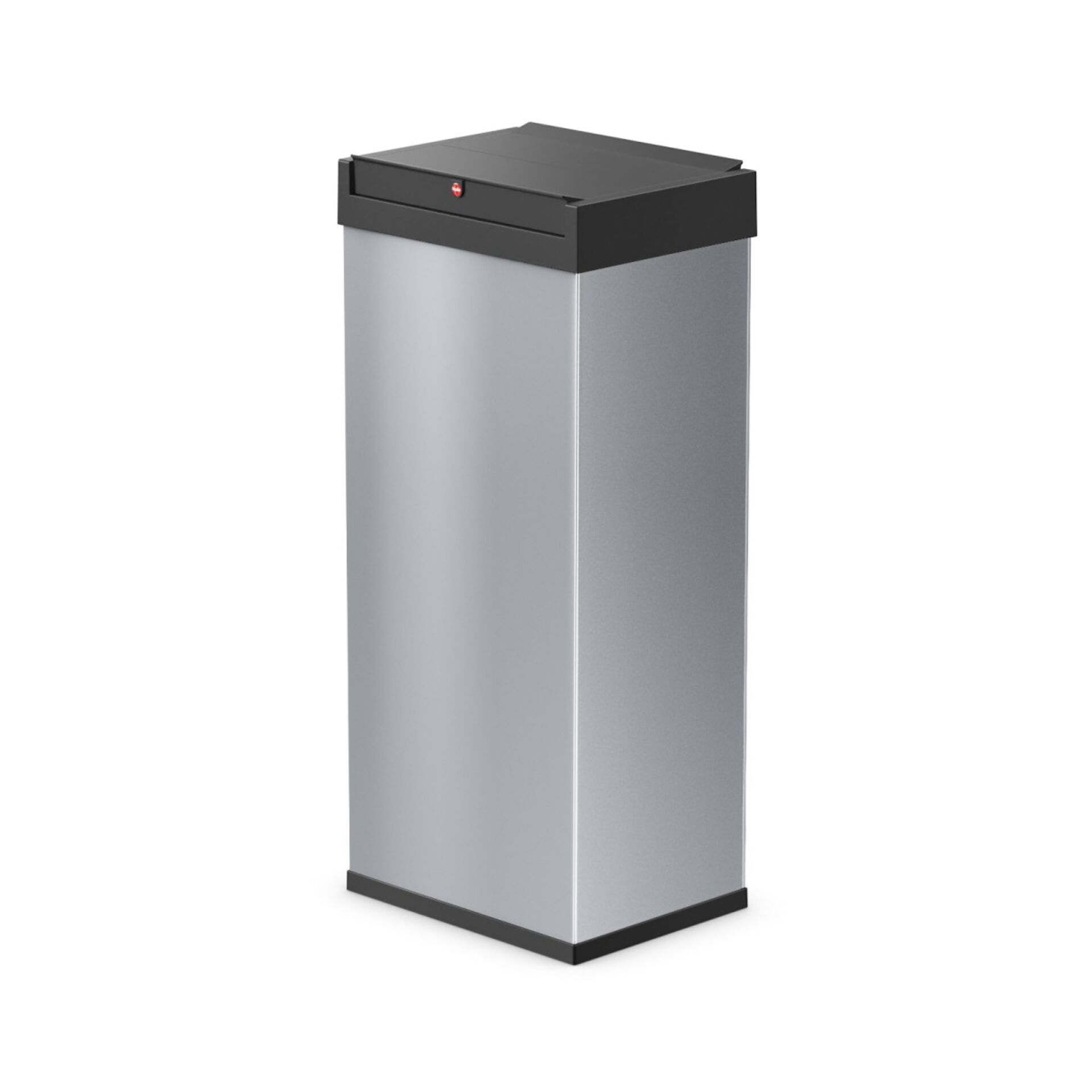 Poubelle Hailo H763xB339xT260 mm 52 l argenté