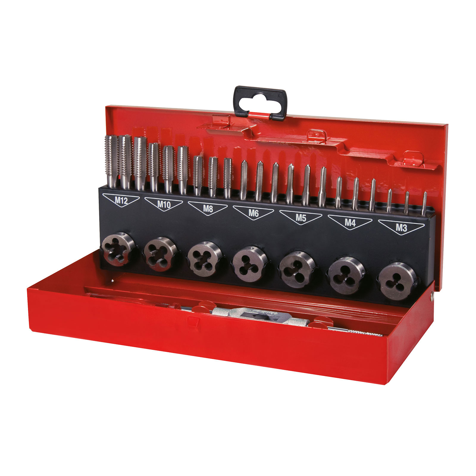 RUKO Jeu d'outils de filetage HSS en coffret industriel - 31 pièces - 245010