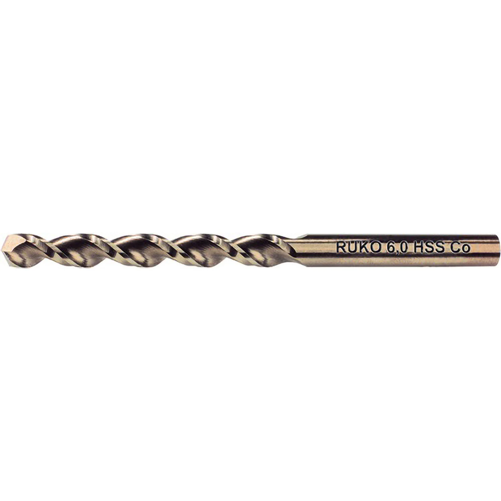 RUKO 10x Mèches hélicoïdales DIN 338 UTL 3000 HSSE-Co 5 Ø 6,5 mm - 229065 — lot de 10 pièces
