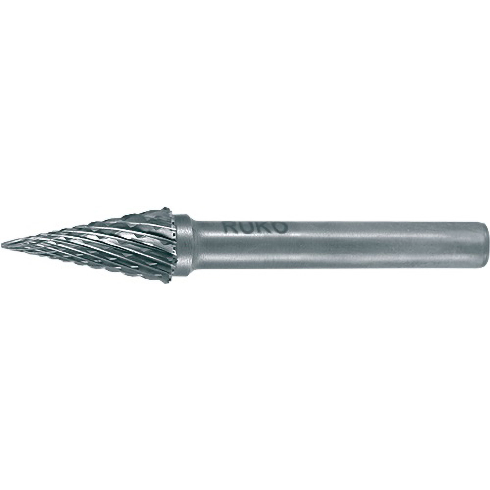 Bouterolle à fraiser en carbure SKM Ø 12 mm Longueur de tête 25 mm Ø de tige 6 mm brut Denture KVZ 4 - 116038