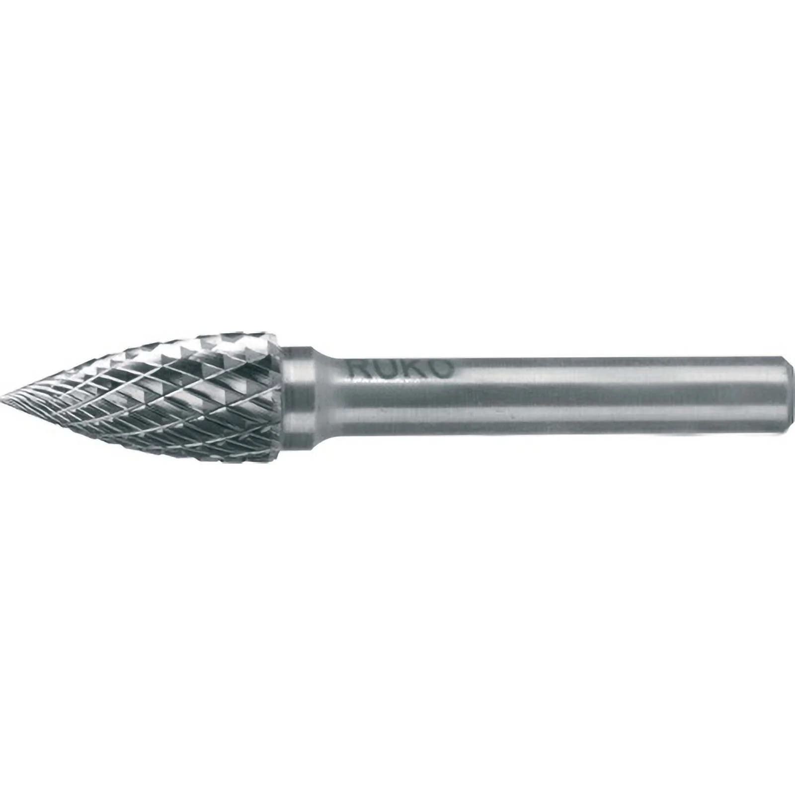 RUKO Fraise en carbure SPG Ø 3 mm Longueur de tête 13 mm Ø de tige 3 mm non revêtue Dents KVZ 4 - 116049