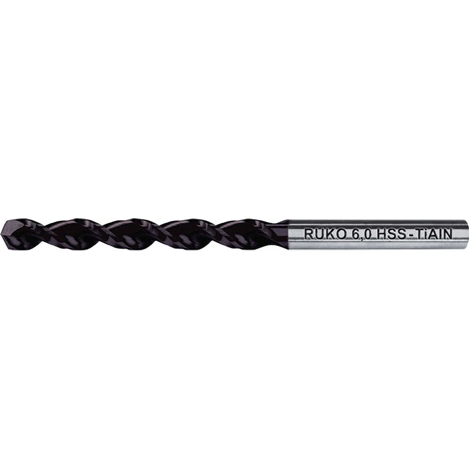 RUKO 10x mèches hélicoïdales DIN 338 TL 3000 TiAlN HSS Ø 10,2 mm - 258102F — lot de 10 pièces