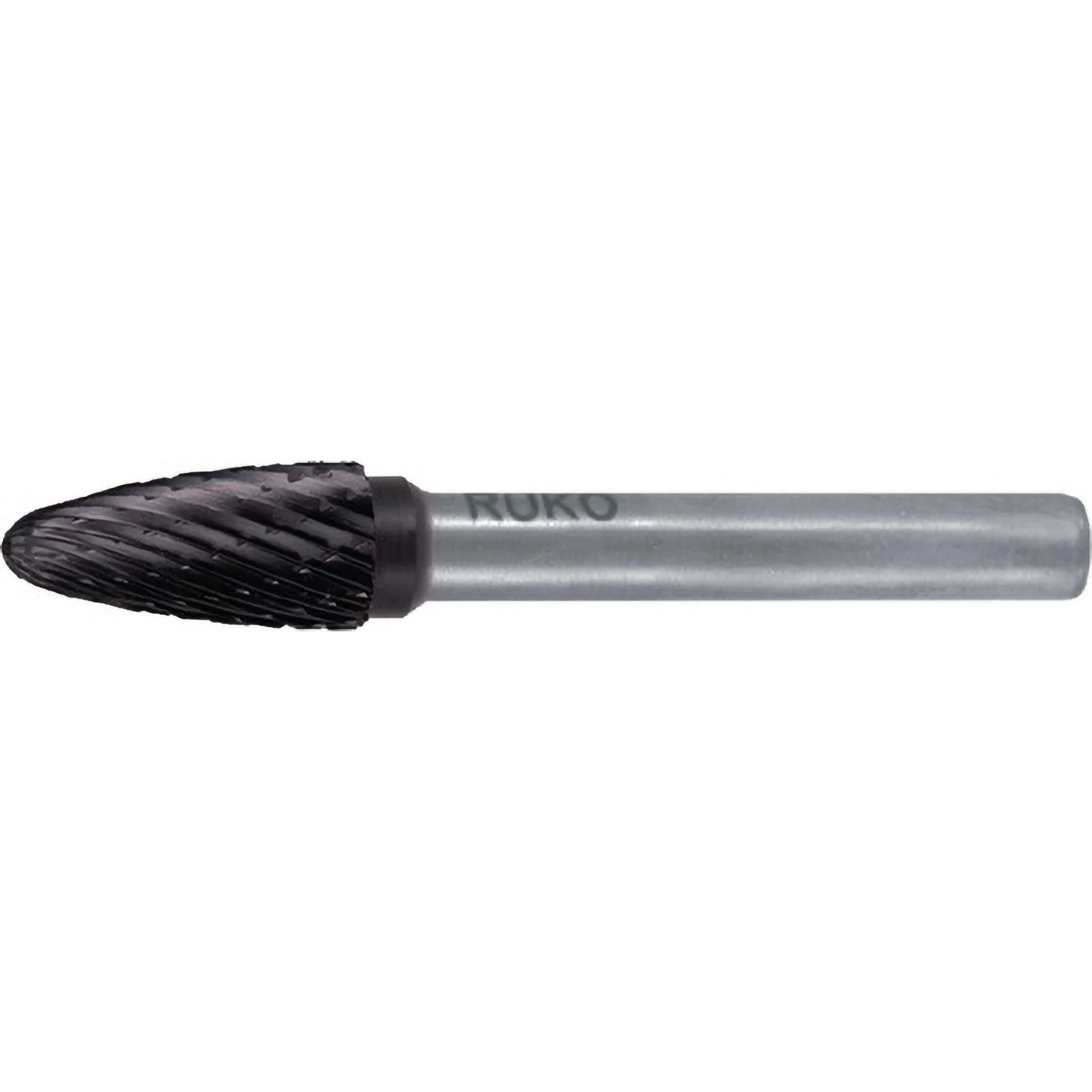 RUKO Fraise en carbure RBF Ø 10 mm Longueur de tête 20 mm Ø de tige 6 mm Revêtement TiCN Denture KVZ 4 - 116032TC