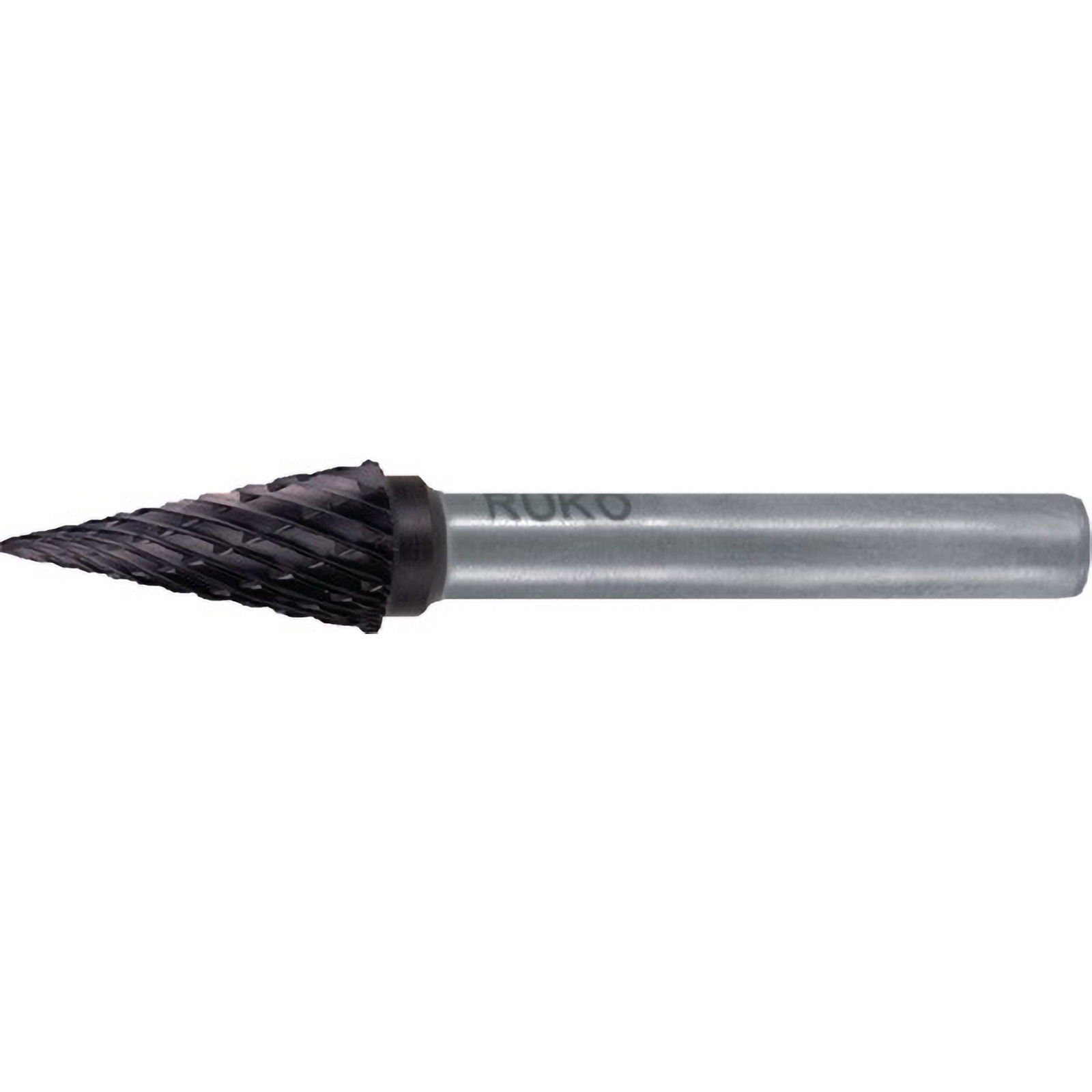 Fraise à métaux RUKO SKM Ø 12 mm longueur de tête 25 mm tige Ø 6 mm TiCN denture KVZ 4 - 116038TC