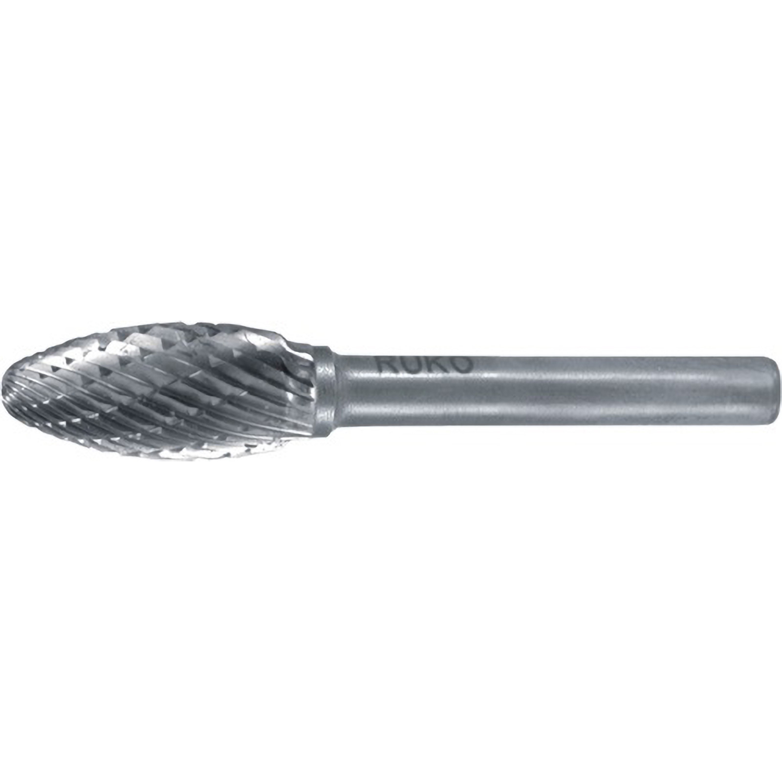 RUKO Fraise à métaux durs FLH Ø 3 mm Longueur de tête 6 mm Ø de tige 3 mm Denture KVZ 4 - 116216