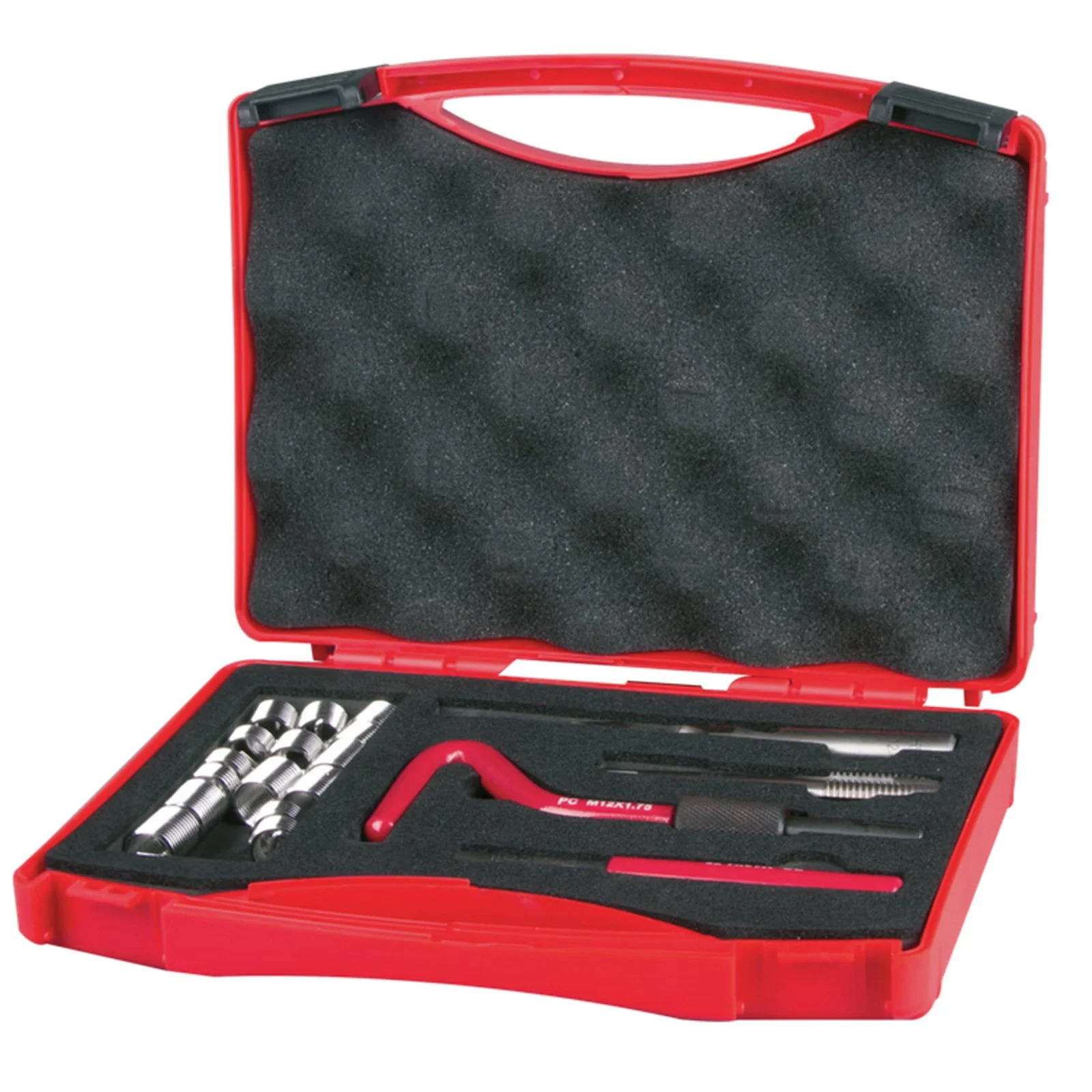 RUKO ProCoil Kit de réparation de filetage 18 pièces M 8 en coffret plastique - 244204 — lot de 18