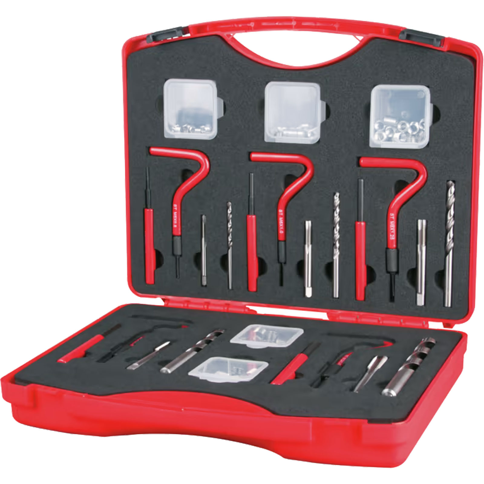 Kit de réparation de filetage RUKO ProCoil (M5 - M12, 86 pièces) – Coffret en plastique