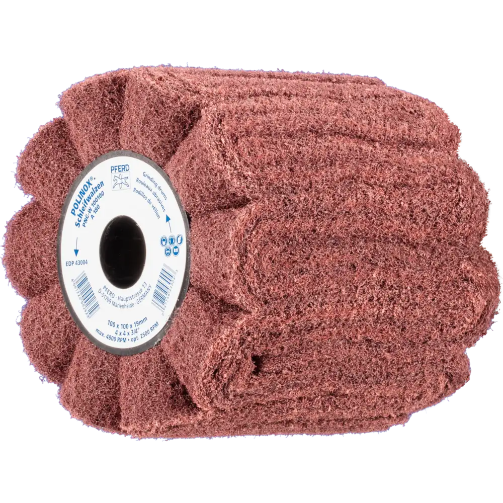 Rouleau de ponçage en non-tissé POLINOX PNG de PFERD TOOLS