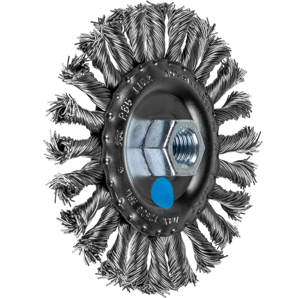 PFERD TOOLS brosse ronde tressée COMBITWIST RBG M14 fil en acier inoxydable