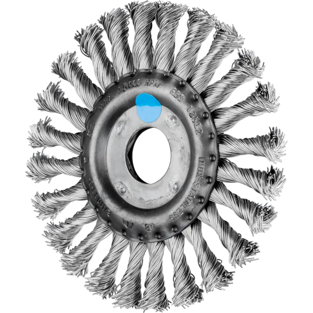 Brosse ronde tressée RBG en fil d'acier inoxydable PFERD TOOLS
