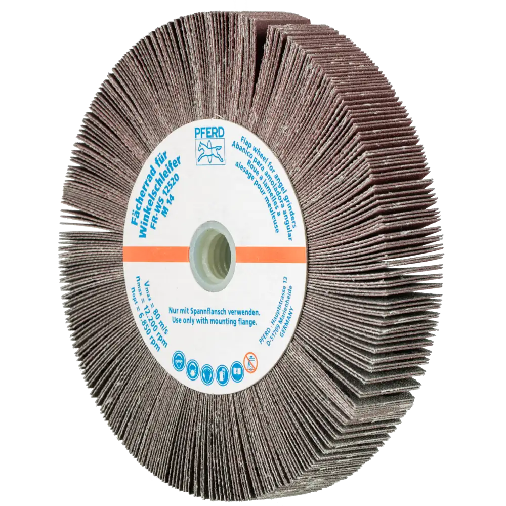 PFERD TOOLS Lamelle de ponçage pour meuleuse d'angle FR WS M14 Application universelle