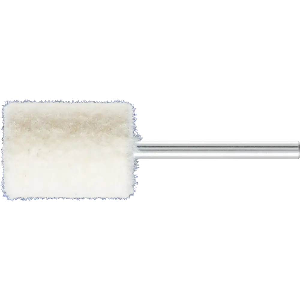 Stylos de polissage en feutre mi-dur PFERD TOOLS, forme cylindrique avec alésage frontal