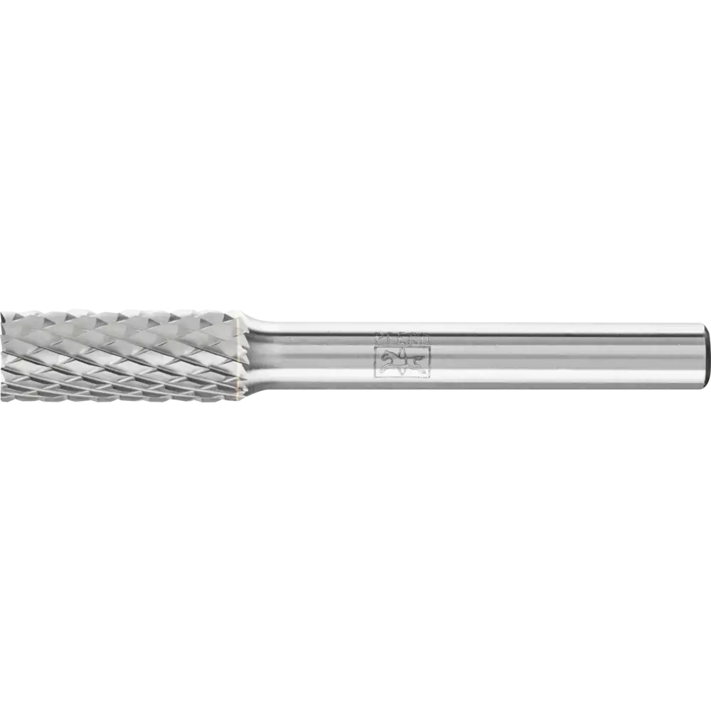 PFERD TOOLS Fraise en carbure ZYAS cylindrique à denture frontale Z4 universelle moyenne fine