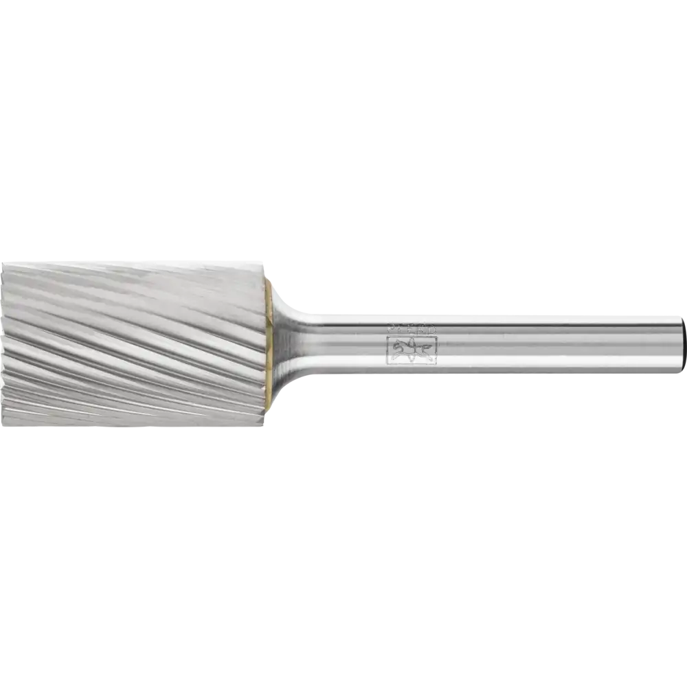 PFERD TOOLS Fraise cylindrique en carbure ZYAS à denture frontale Z3 universelle moyenne