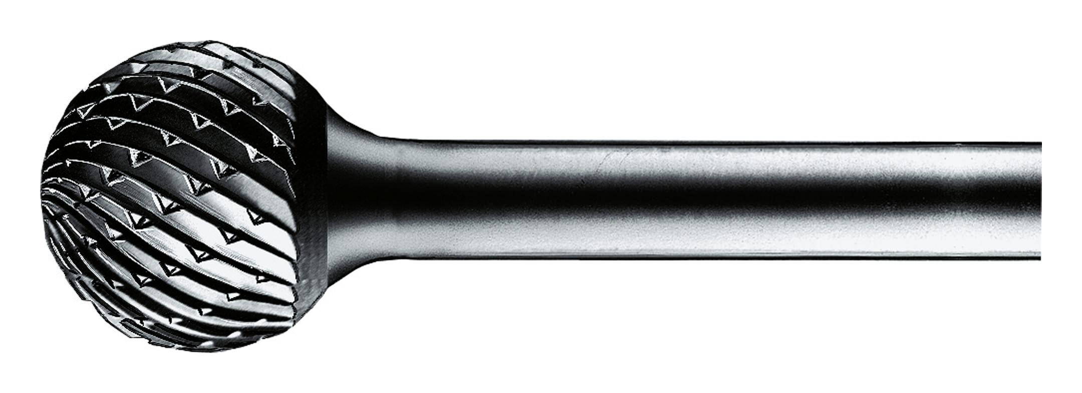 PFERD TOOLS Fraise en carbure à bout sphérique KUD Z4 universelle moyenne-fine