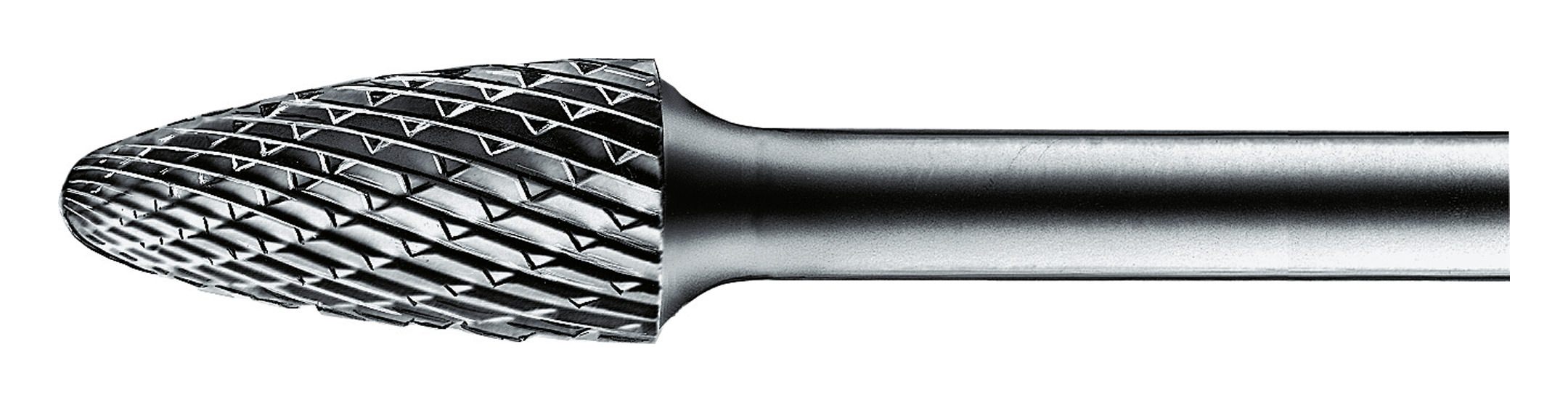 Fraise en carbure PFERD TOOLS RBF Z4 universelle moyenne-fine, forme ronde