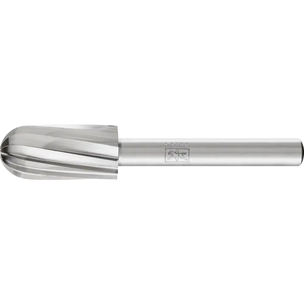 Fraise HSS PFERD TOOLS forme cylindrique arrondie C Z 1 universelle grossière
