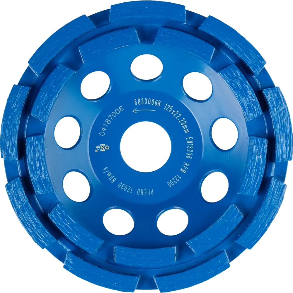 Disque diamant DCW 2R (à deux rangées) PSF pour béton et chapes PFERD TOOLS