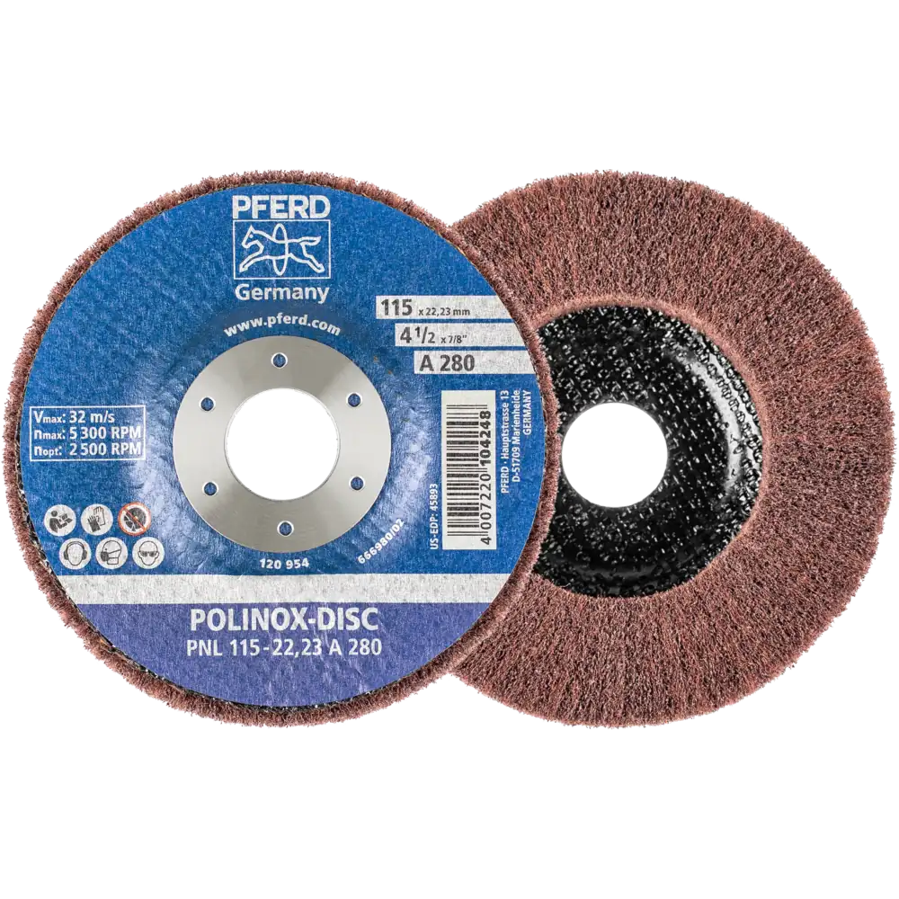 PFERD TOOLS POLINOX Disque de ponçage en non-tissé PNL
