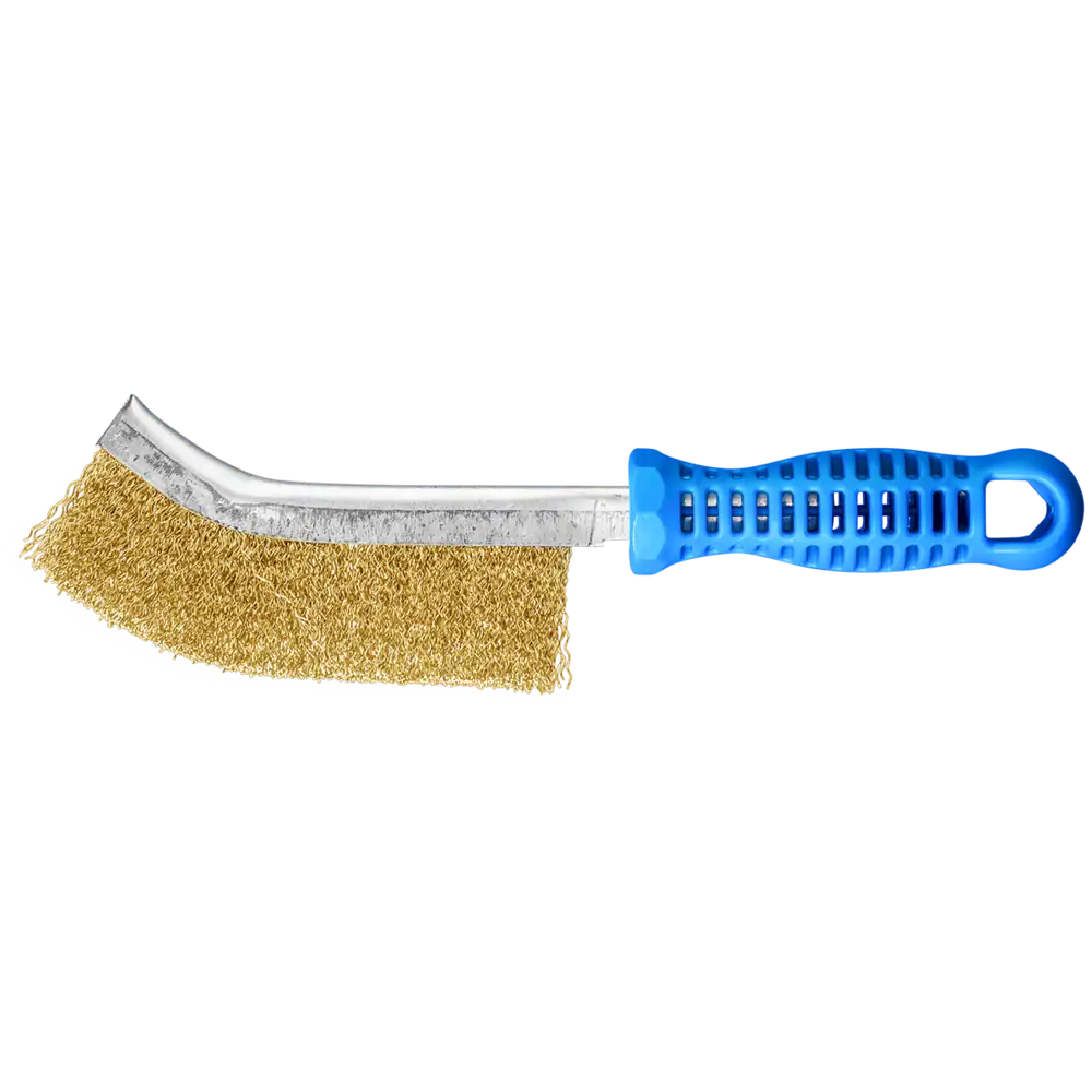 Brosse à main courbée PFERD TOOLS HBG 1 rangée - Fil d'acier