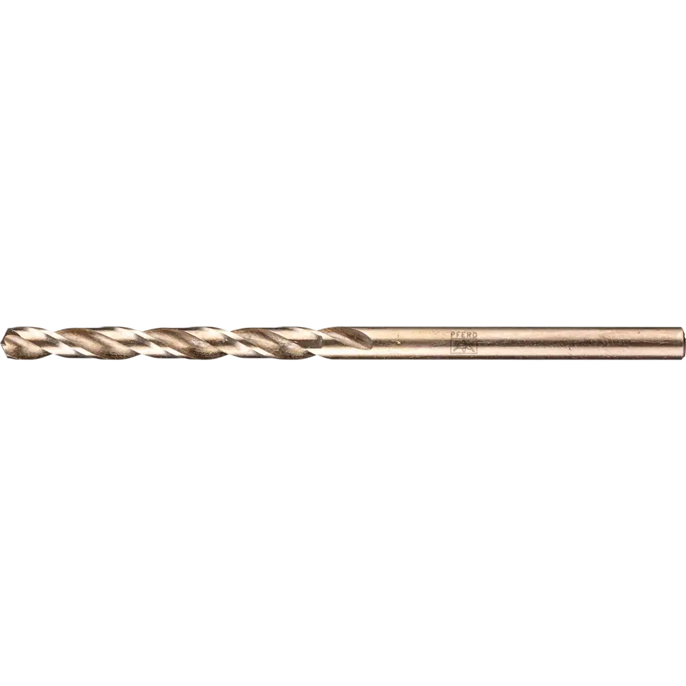 Foret hélicoïdal INOX HSS-E Co5 N DIN 338 PFERD TOOLS pour matériaux tenaces et durs