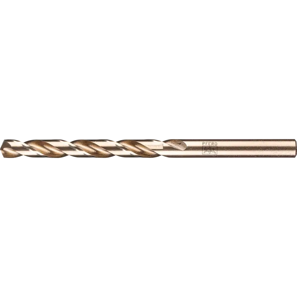 Foret hélicoïdal INOX PFERD TOOLS HSS-E Co5 N DIN 338 pour matériaux tenaces et durs