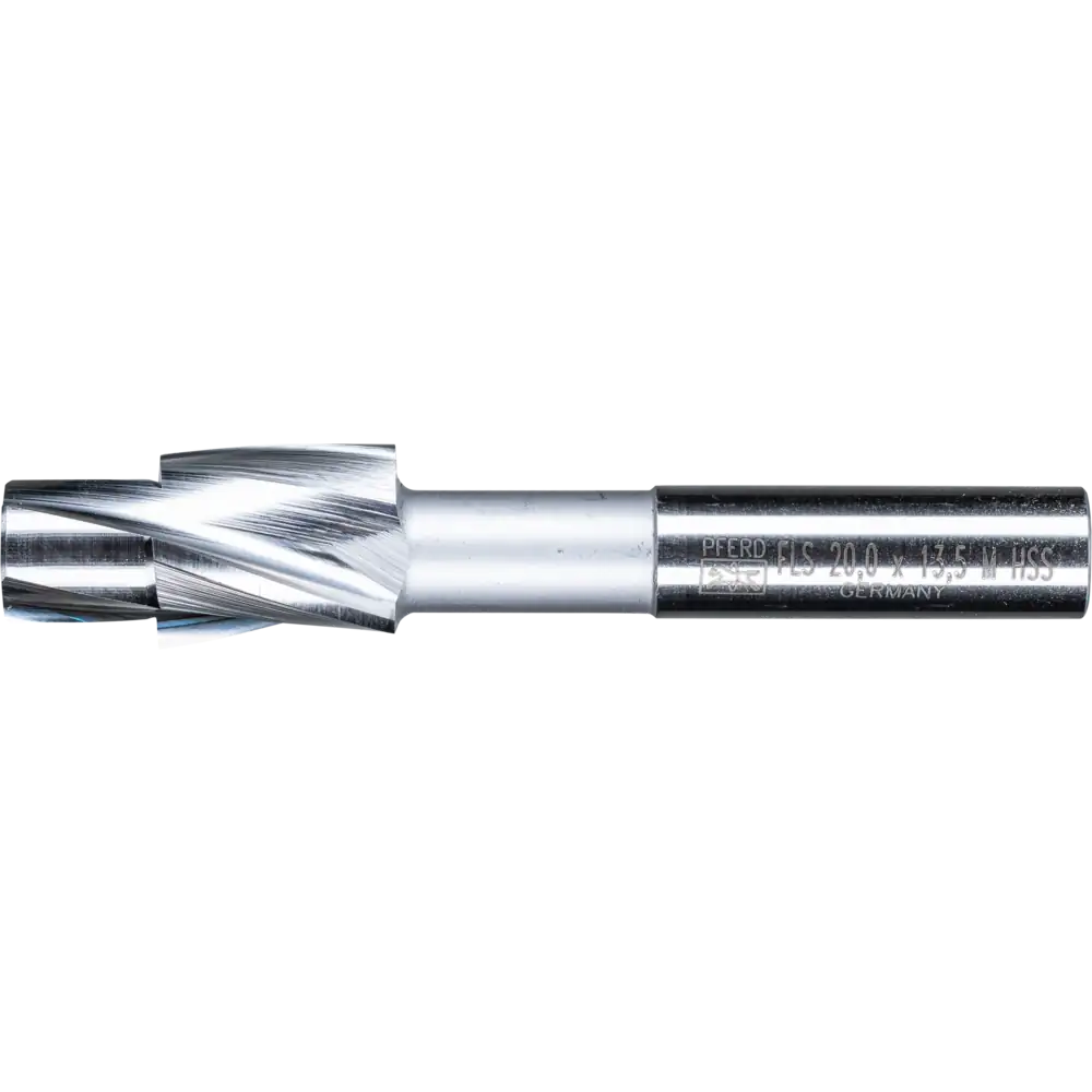 PFERD TOOLS Fraise plate à guidage HSS avec téton de guidage DIN 373 moyen pour trou traversant