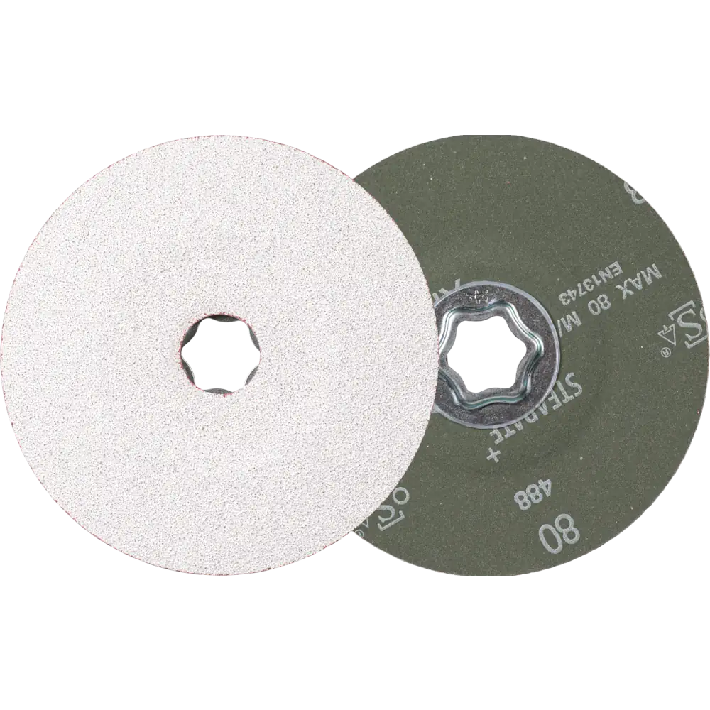 Disque fibre COMBICLICK à grain céramique pour métaux non ferreux tendres PFERD TOOLS