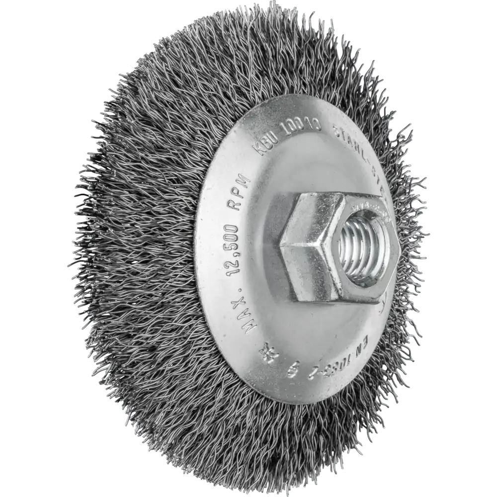 PFERD TOOLS Brosse conique non tressée KBU M14 fil d'acier - Meuleuse d'angle