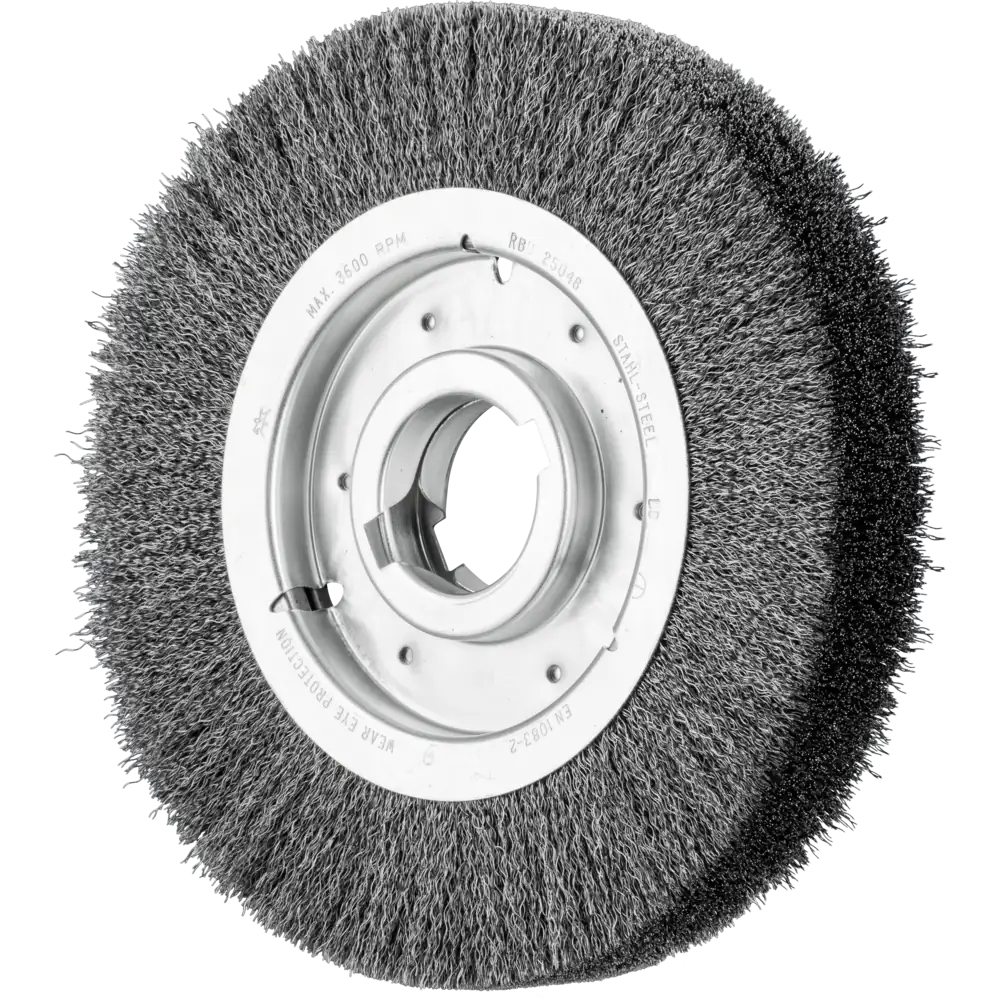 PFERD TOOLS Brosse ronde large non tressée RBU fil d'acier - Usage industriel