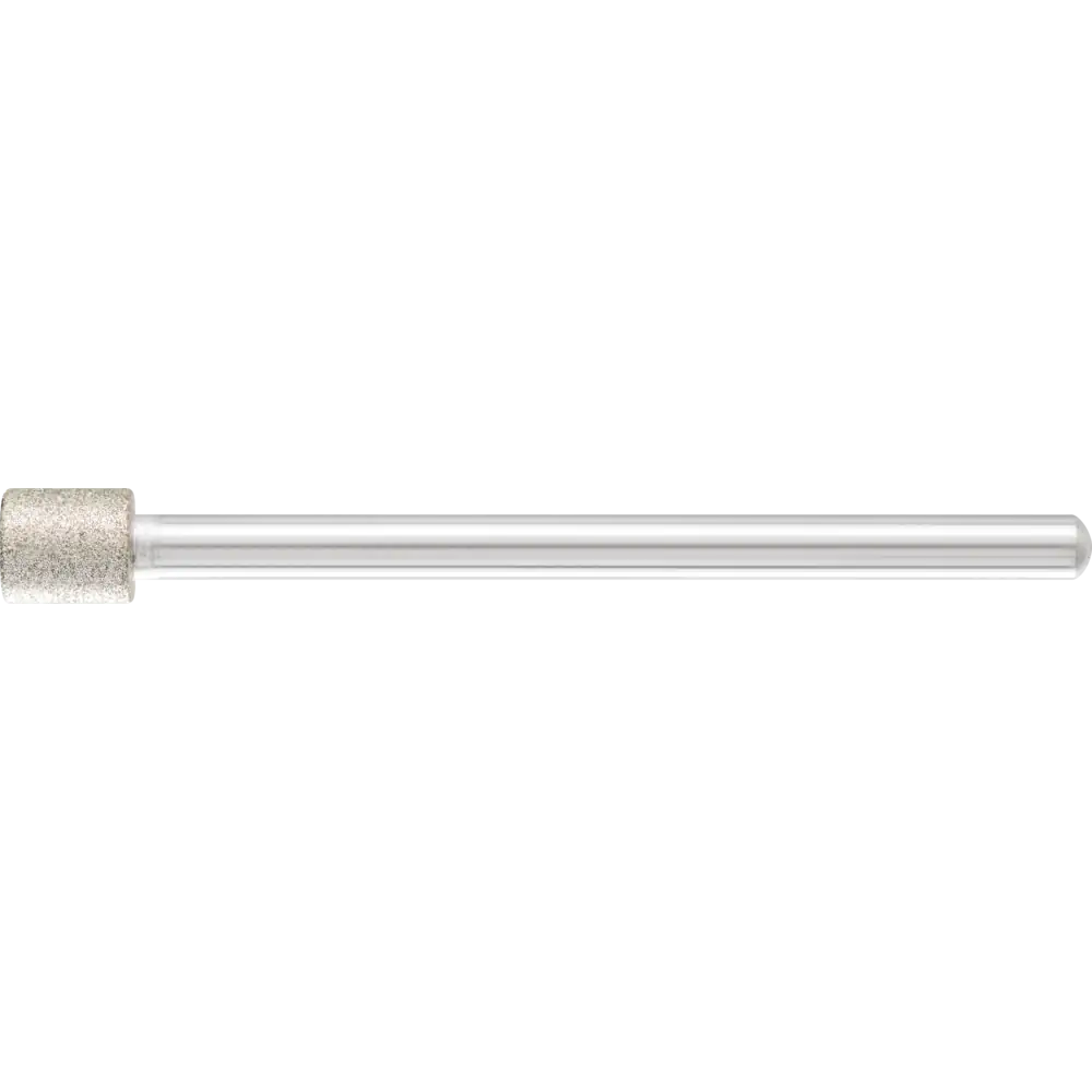 Mèche diamantée cylindrique PFERD TOOLS pour ponçage d'alésages/rayons avec queue non rétrécie