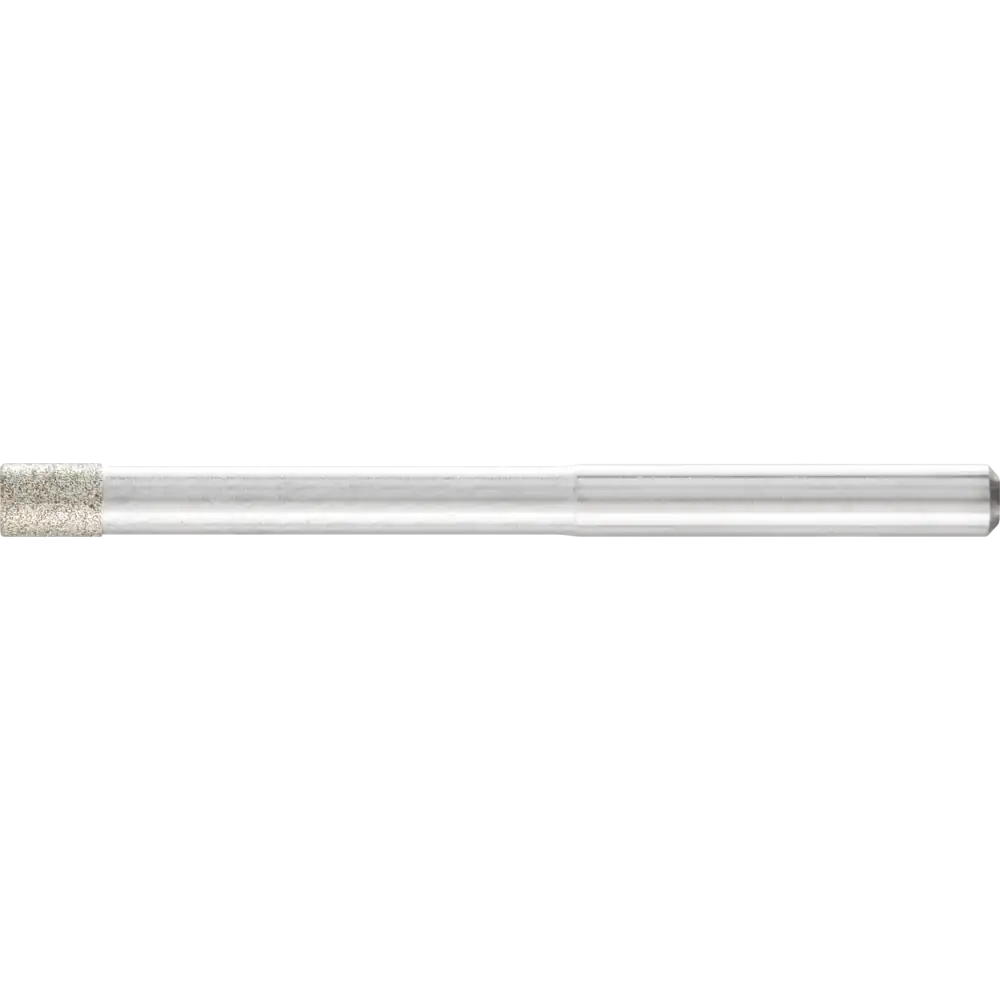 PFERD TOOLS Mèche diamantée cylindrique ZY pour le ponçage d'alésages/rayons avec tige étagée