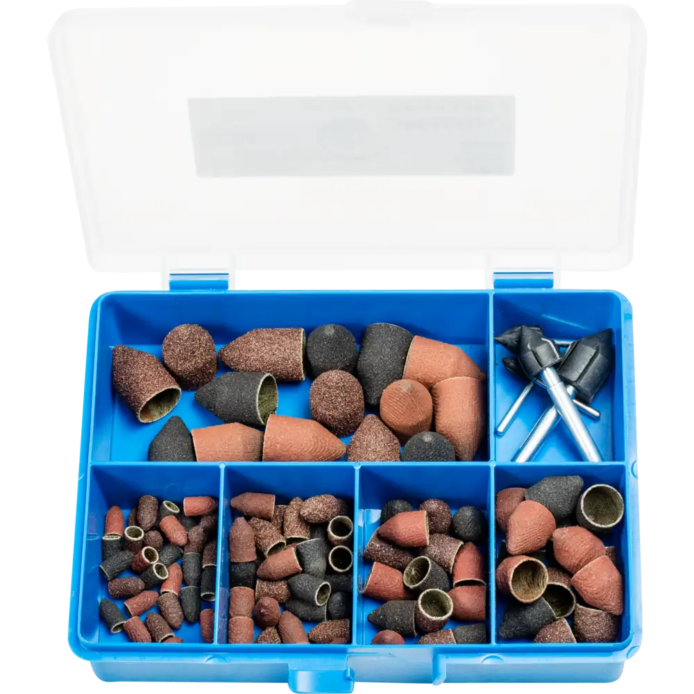 PFERD TOOLS POLICAP Set PCS110 Forme conique à rouleau corindon pour utilisation universelle