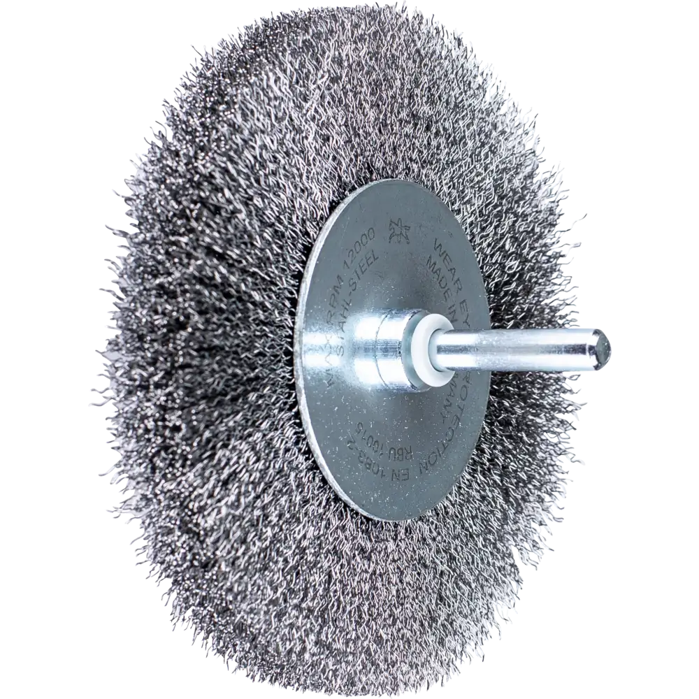 PFERD TOOLS Brosse ronde non tressée RBU, queue 6 mm, fil d'acier