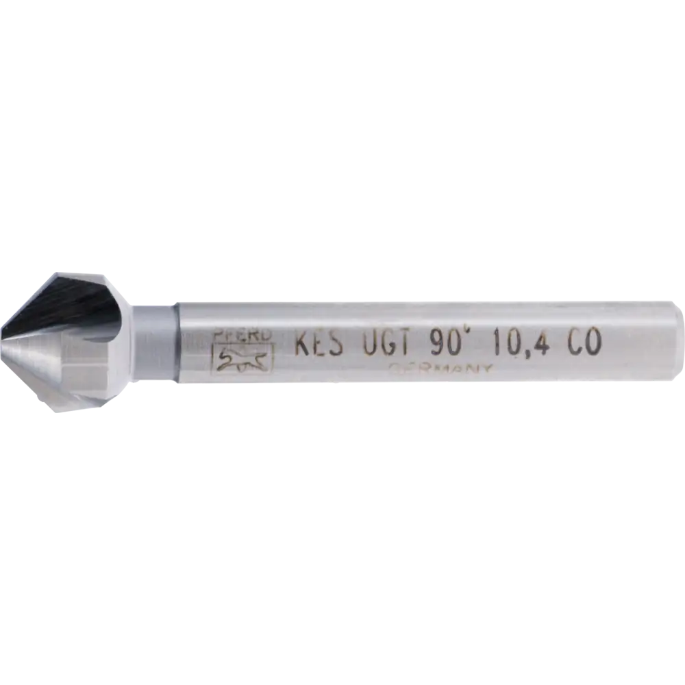 PFERD TOOLS HSSE Co5 Fraise conique et ébavureuse 90° DIN 335 C avec division inégale