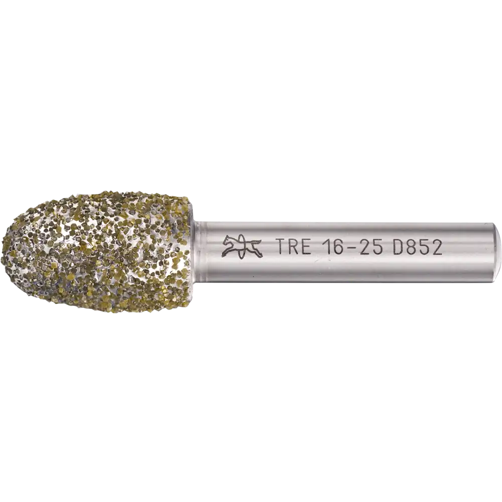 PFERD TOOLS - Mèche diamantée pour fonderies, forme goutte TRE