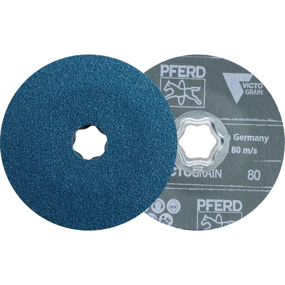 PFERD TOOLS Disque fibre COMBICLICK VICTOGRAIN Performance maximale sur acier