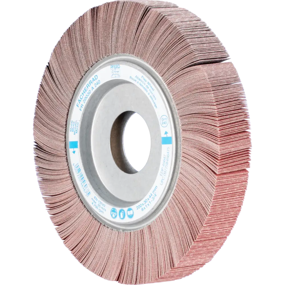 Roue de ponçage à lamelles PFERD TOOLS FR pour application universelle