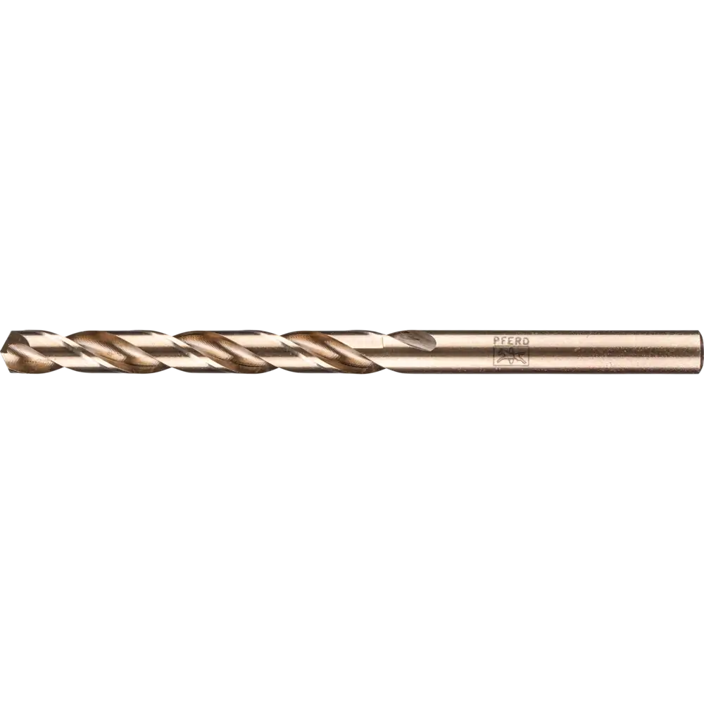 Mèche hélicoïdale INOX HSS-E Co5 N DIN 338 135° PFERD TOOLS pour matériaux durs et tenaces