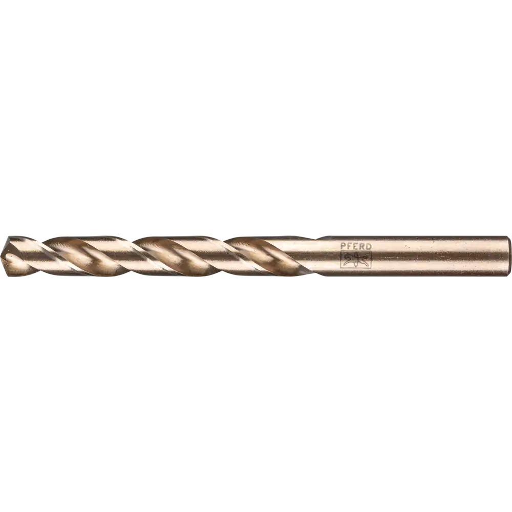 Mèche hélicoïdale PFERD TOOLS INOX HSS-E Co5 N DIN 338, angle de pointe 135°, pour matériaux durs et tenaces